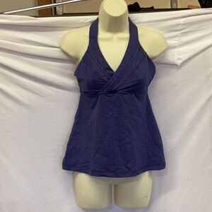 Lululemon purple, V-neck racer tank top.